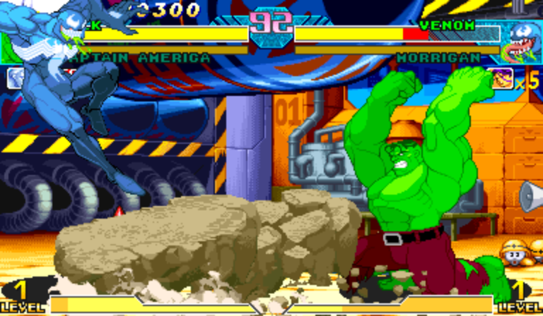 Marvel Vs. Capcom: Clash of Super Heroes (Japan 980123) Screenshot 1